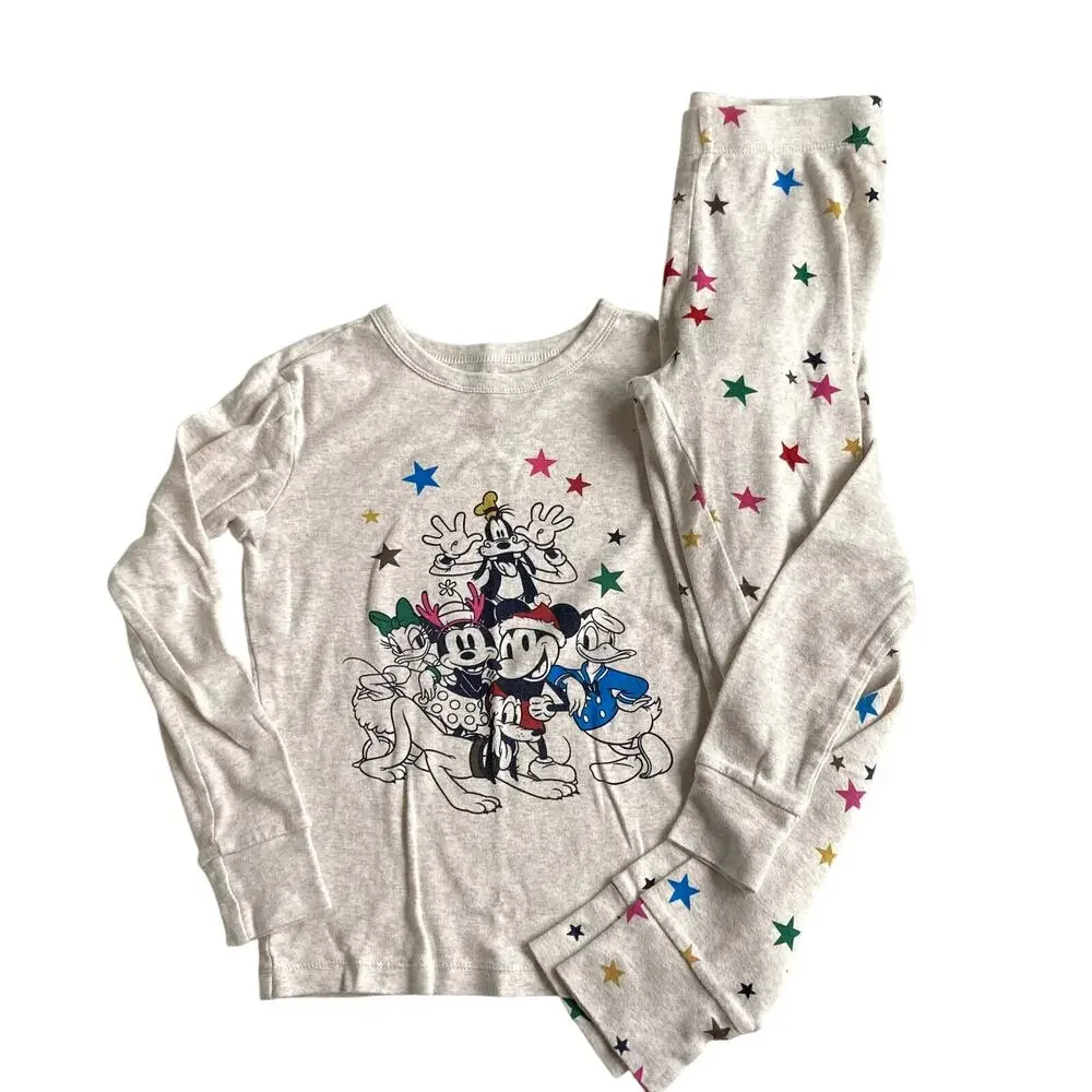 Gap x Disney Christmas Holiday Star Pajama Set - 8